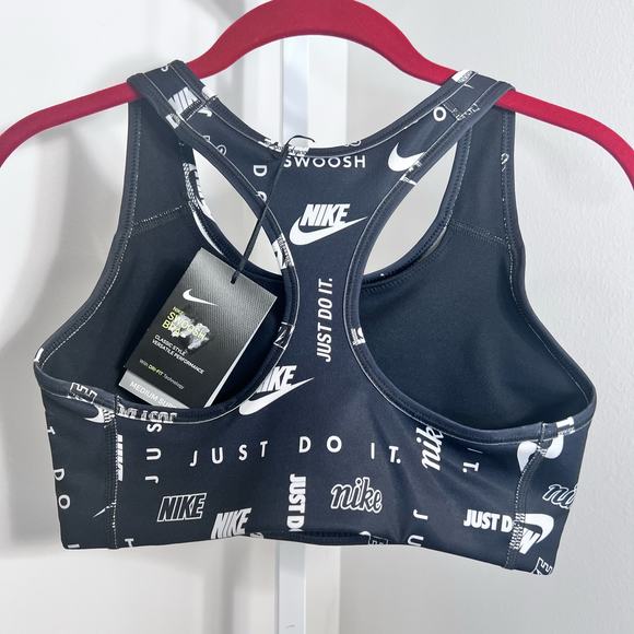 Nike Swoosh Logo Sports Bra Size Medium - Picture 7 of 11